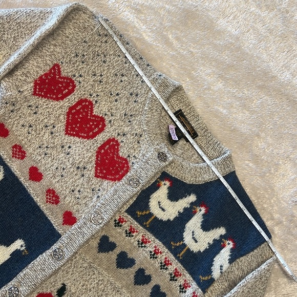 🎉HP🎉 EDDIE BAUER Farm Love Cardigan - Picture 4 of 12